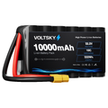 Voltsky 6S 22.2V 10000mAh 222.0Wh 10C 21700 High-Capacity Li-ion Long-Range Endurance FPV & Inspection UAV Battery – XT90