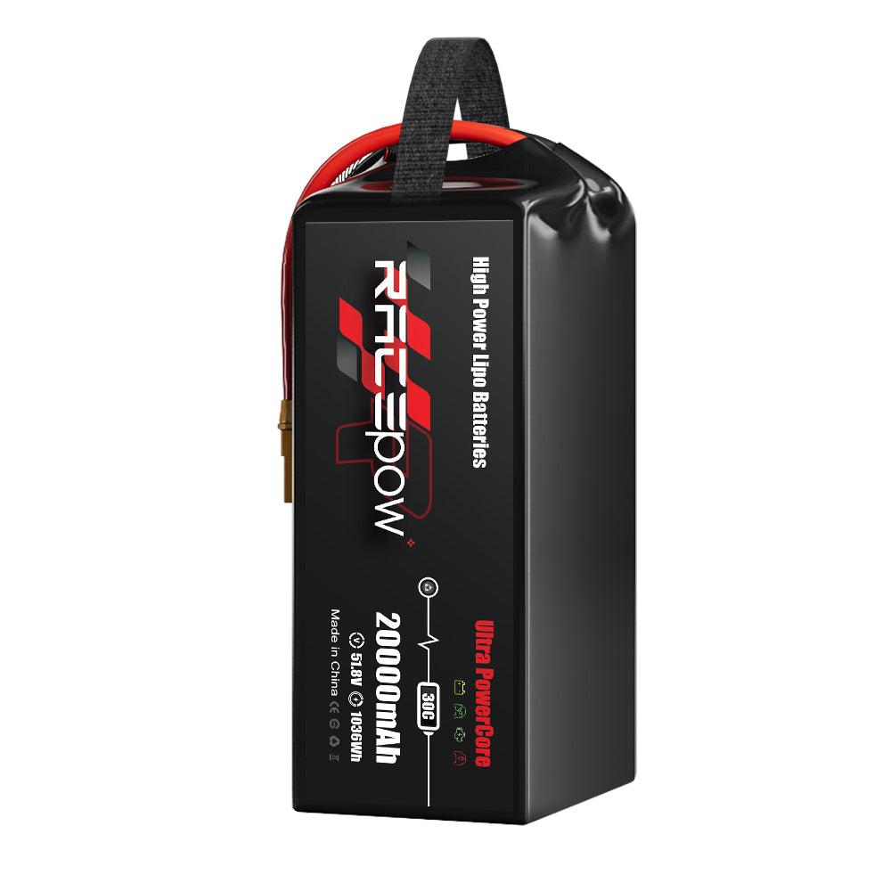 Voltsky 14S 51.8V 20000mAh 1036.0Wh 30C LiPo Agricultural Drone Sprayer Battery – XT90-S (Anti-Spark)