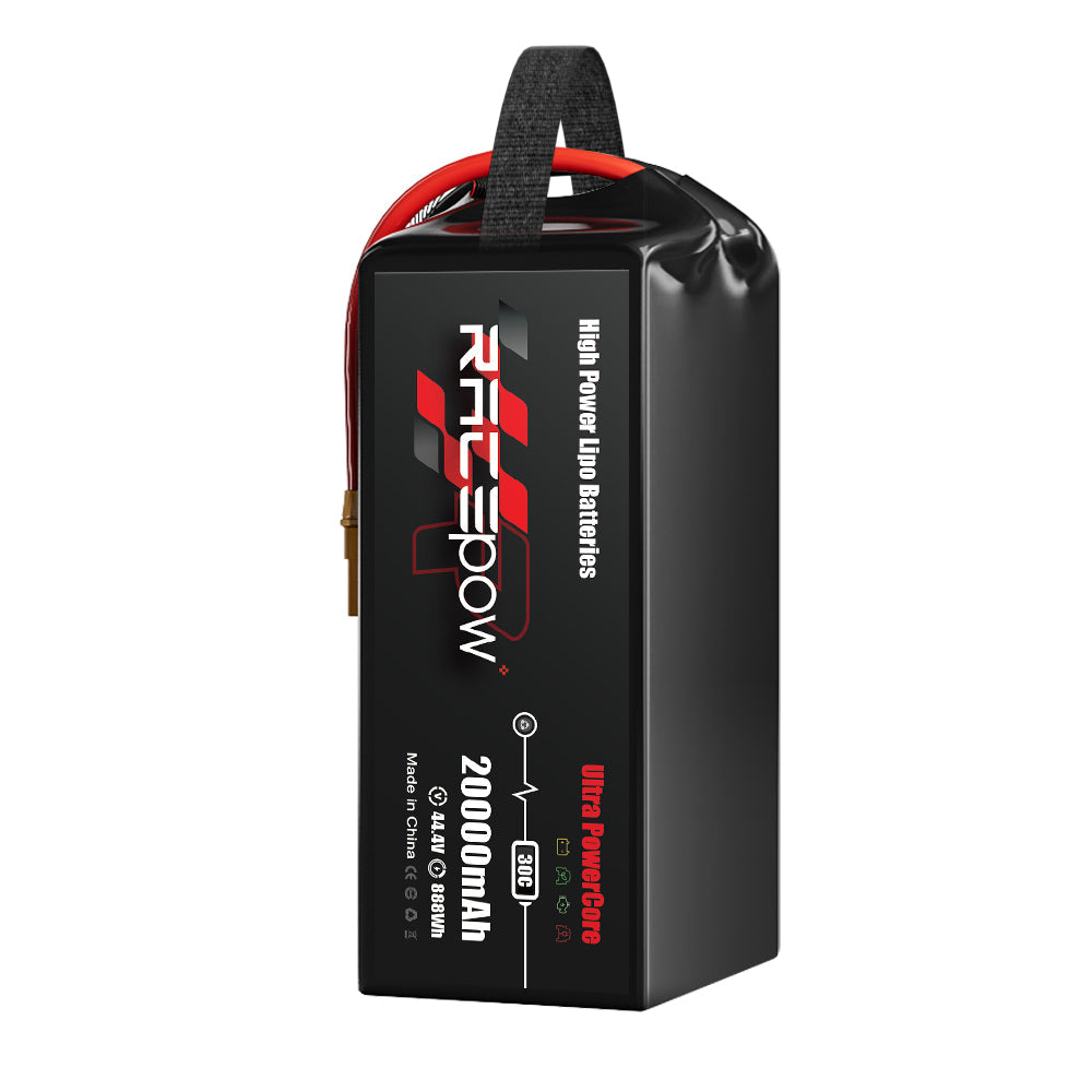 Voltsky 12S 44.4V 20000mAh 888.0Wh 30C LiPo Agricultural Drone Sprayer Battery – XT90-S (Anti-Spark)