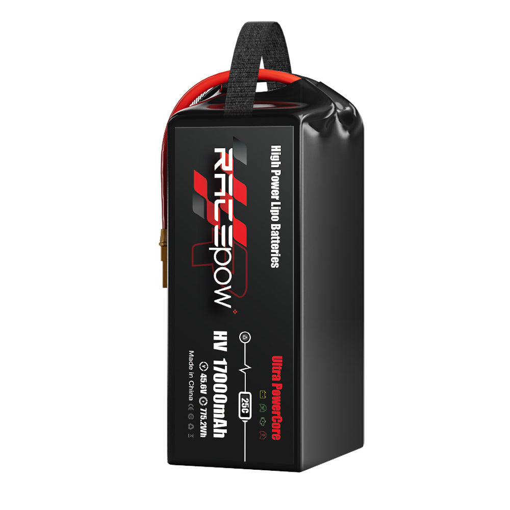 Voltsky 12S 45.6V 17000mAh 775.2Wh 25C LiHV Agricultural Drone Sprayer Battery – XT90-S (Anti-Spark)
