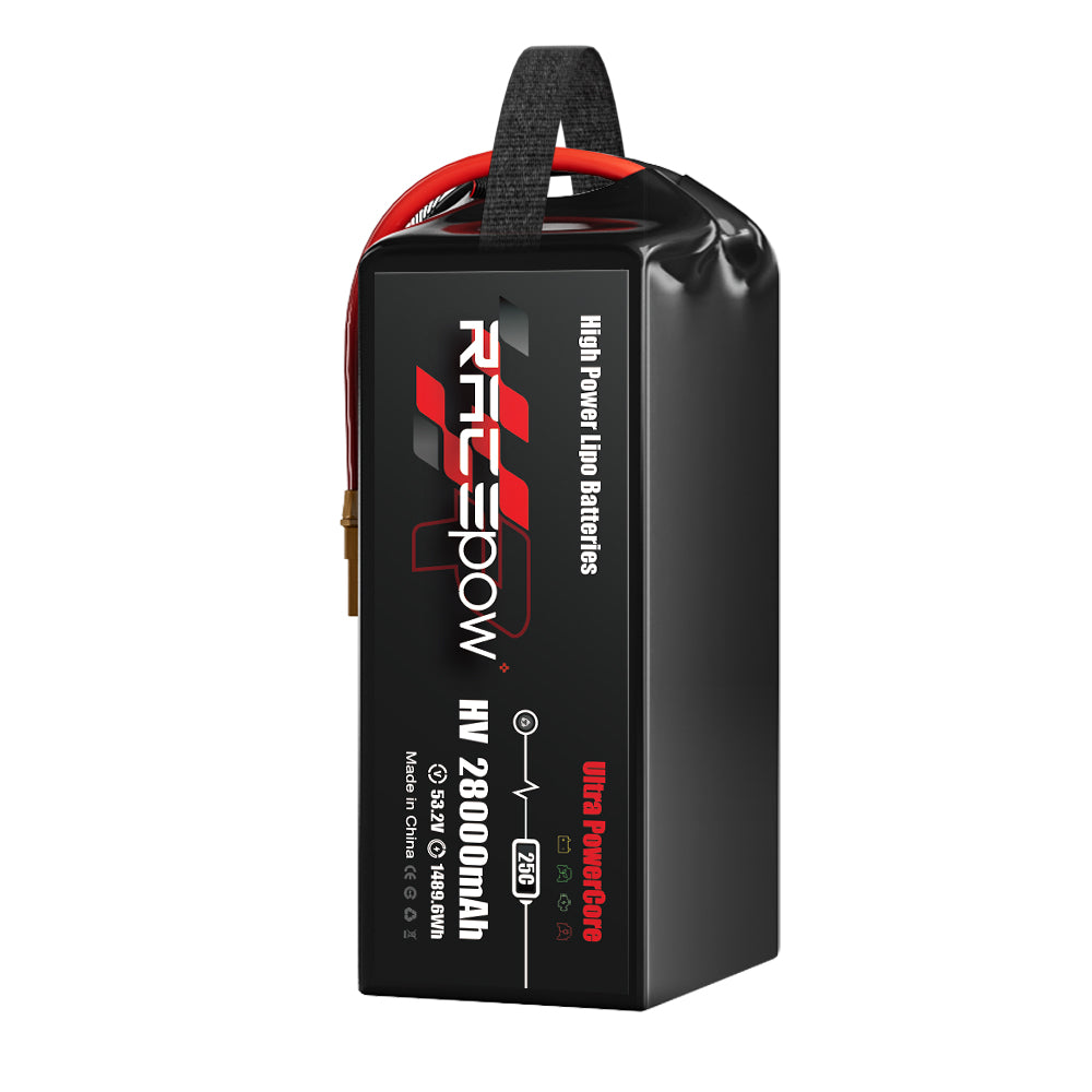Voltsky 14S 53.2V 28000mAh 1489.6Wh 25C LiHV Agricultural Drone Sprayer Battery – AS150U / XT90-S