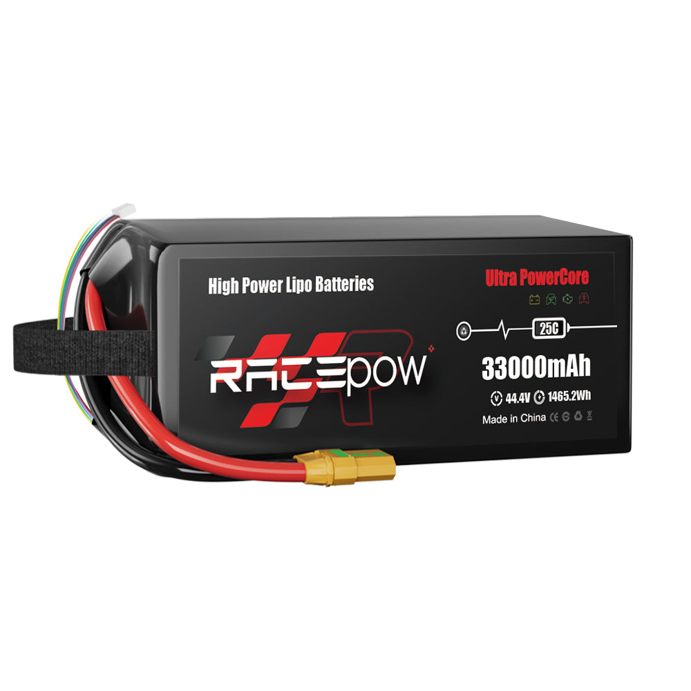 Voltsky 12S 44.4V 33000mAh 1465.2Wh 25C LiPo Agricultural Drone Sprayer Battery – AS150U / XT90-S