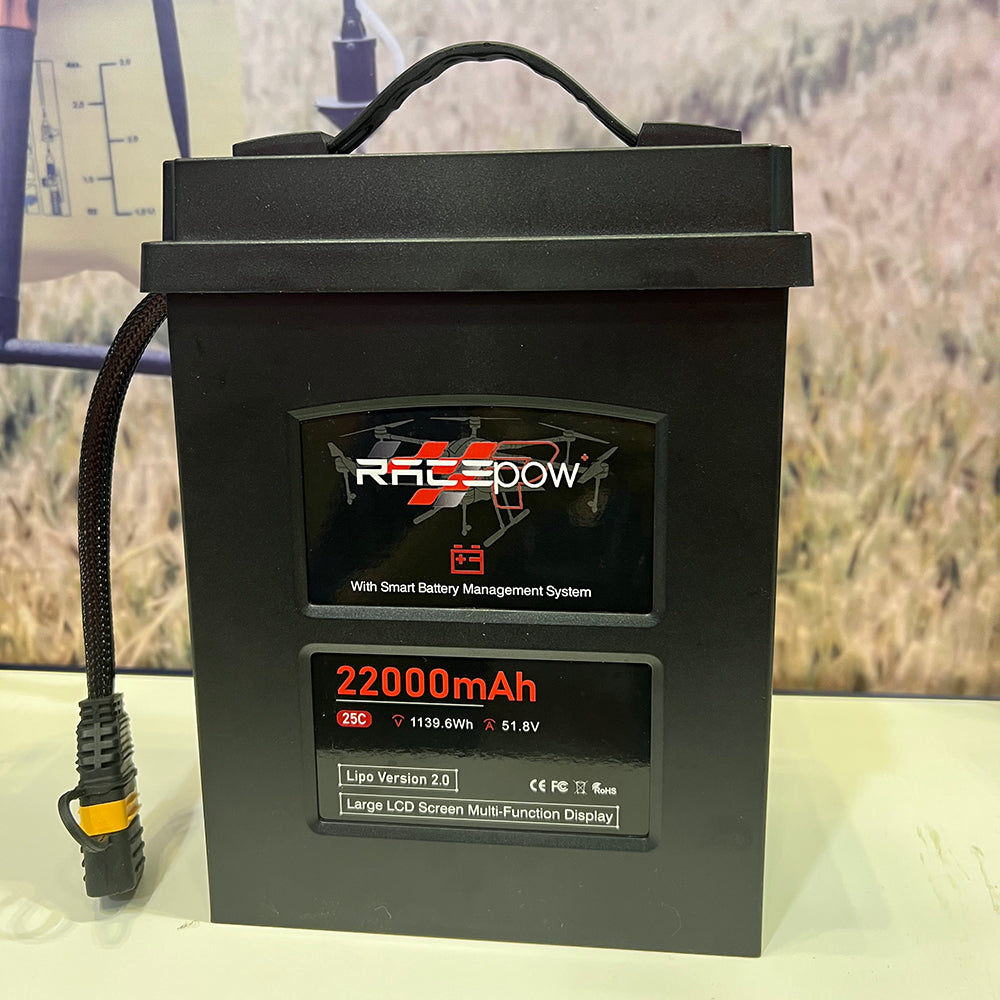 Voltsky 14S 51.8V 22000mAh 1139.6Wh 25C LiPo Agricultural Drone Sprayer Battery – XT90-S (Anti-Spark)