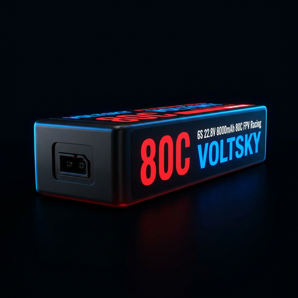 6S 22.8V 8000mAh 80C FPV Racing Drone Battery High Discharge — Voltsky Power