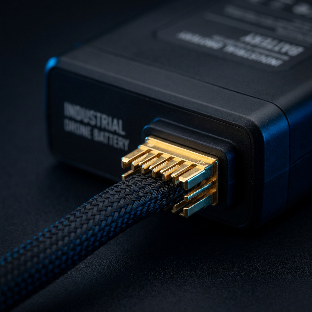 Voltsky drone battery XT90 connector — industrial grade gold pins