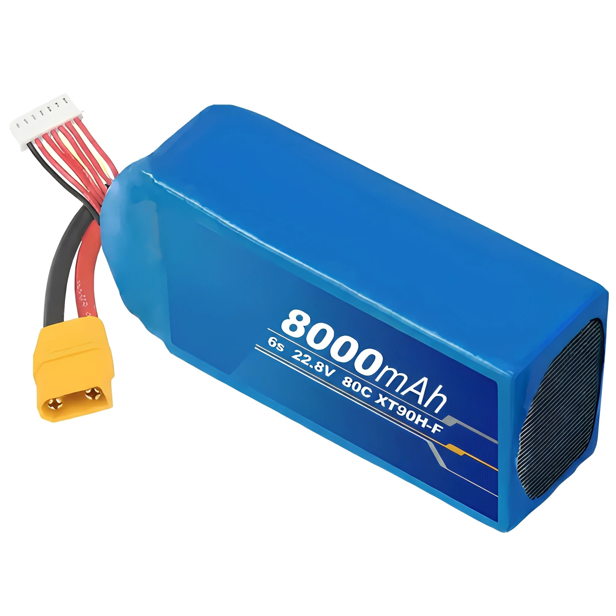 Voltsky 6S 22.8V 8000mAh semi-solid state FPV racing drone battery — 80C high discharge
