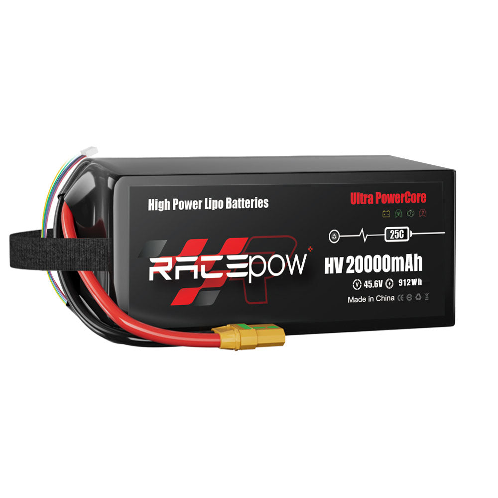 Voltsky 12S 45.6V 20000mAh 912.0Wh 25C LiHV Agricultural Drone Sprayer Battery – XT90-S (Anti-Spark)