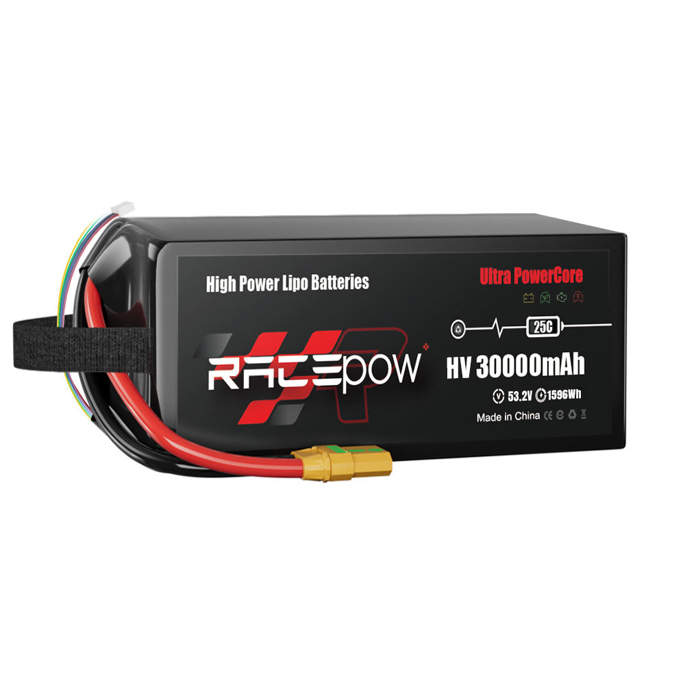 Voltsky 14S 53.2V 30000mAh 1596.0Wh 25C LiHV Agricultural Drone Sprayer Battery – AS150U / XT90-S