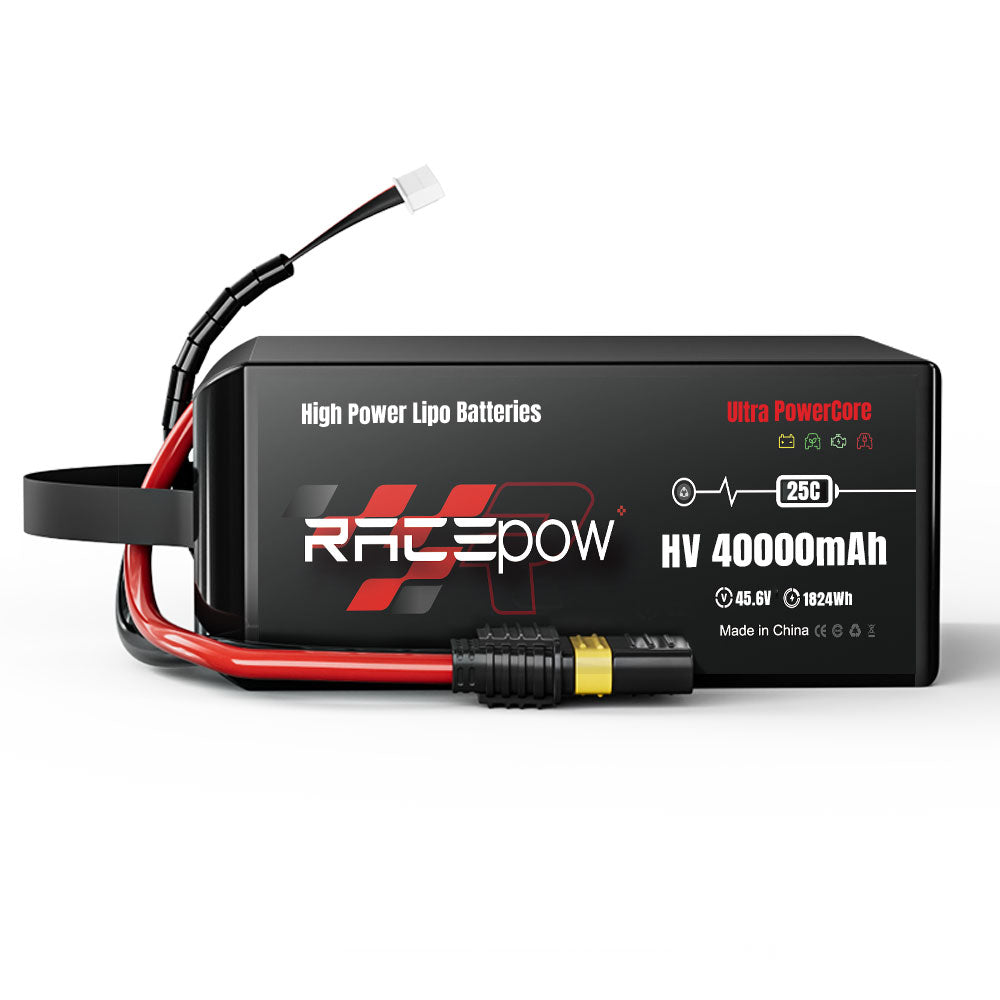 Voltsky 12S 45.6V 40000mAh 1824.0Wh 25C LiHV Agricultural Drone Sprayer Battery – AS150U / XT90-S