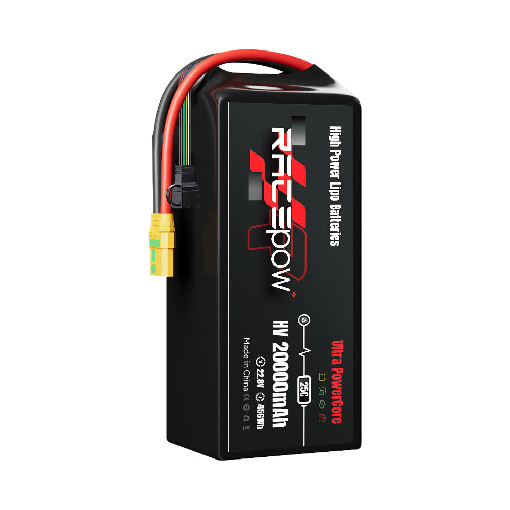 Voltsky 6S 22.8V 20000mAh 456.0Wh 25C LiHV Agricultural Drone Sprayer Battery – XT90-S (Anti-Spark)