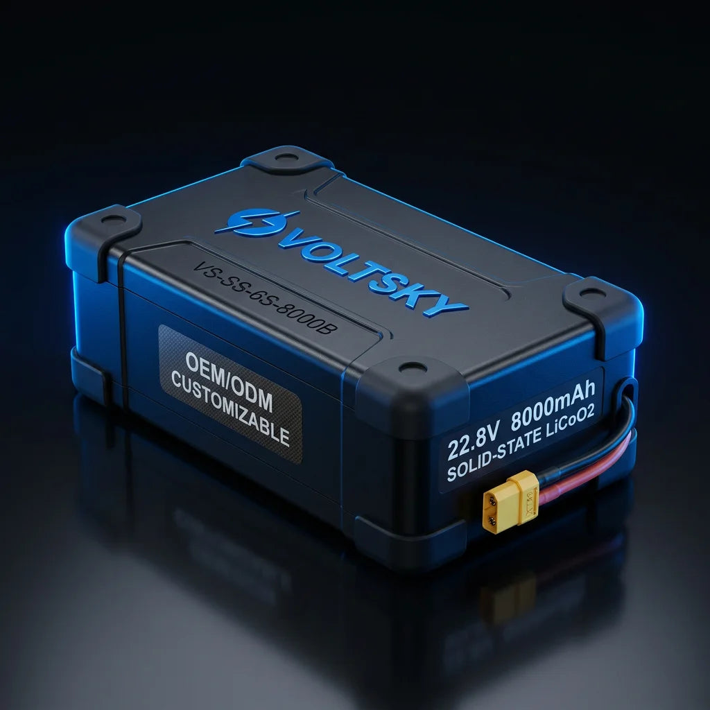 Voltsky 6S 22.8V 8000mAh Solid State LiCoO2 OEM/ODM Drone Battery