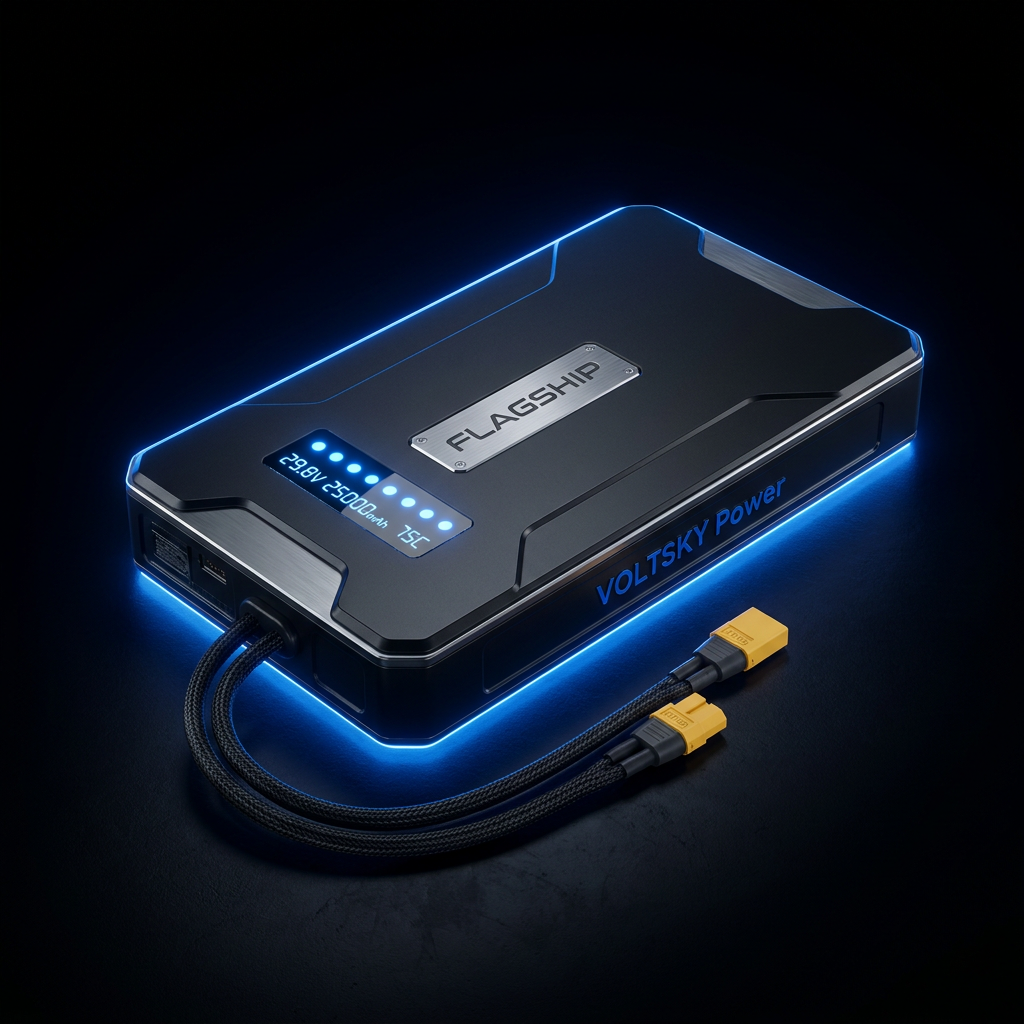 8S 29.8V 25000mAh 75C Flagship Heavy-Lift UAV Battery — Voltsky Power