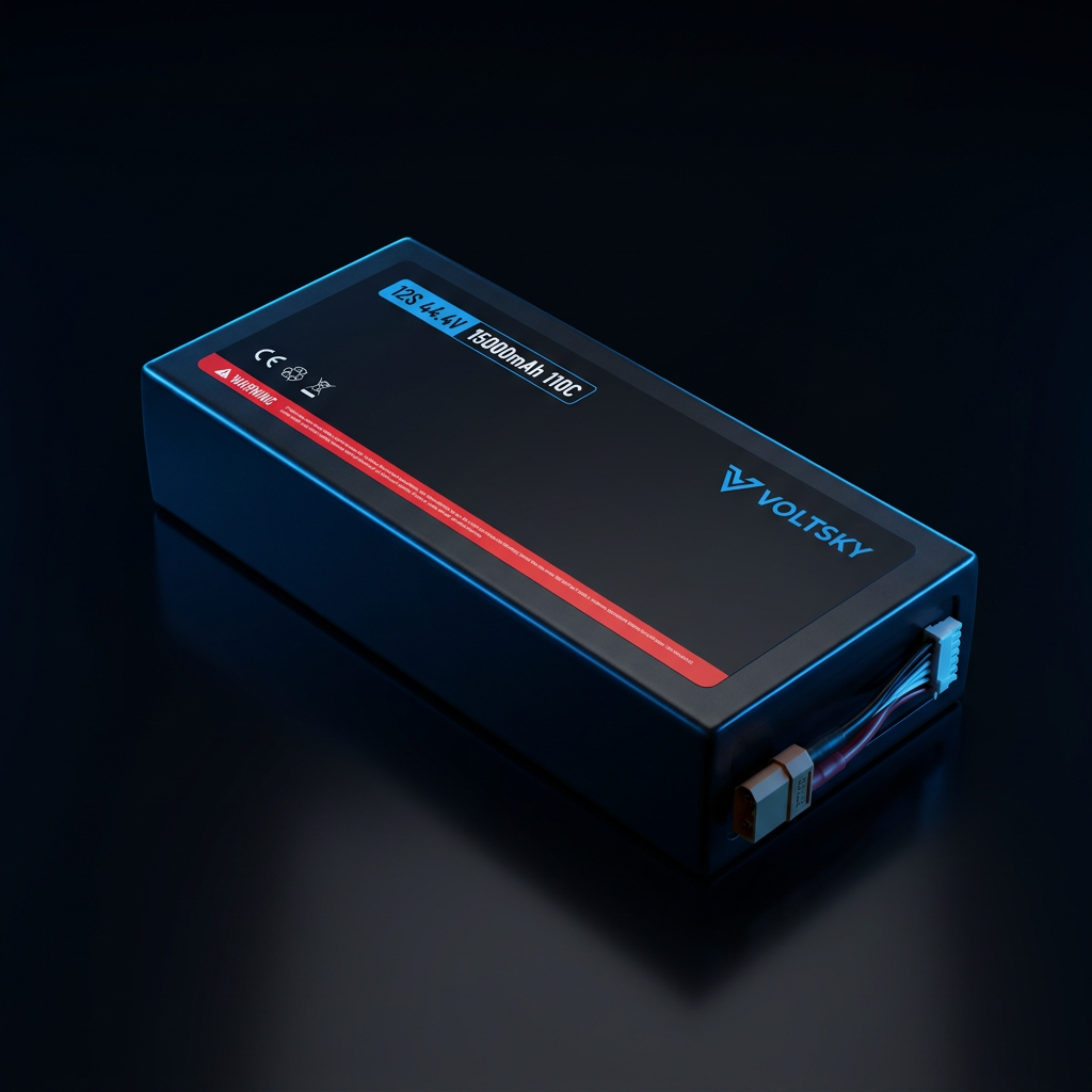 12S 44.4V 15000mAh 110C High Discharge Industrial UAV Battery — Voltsky Power